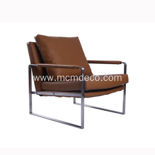 Modern Leather Zara Lounge Chair